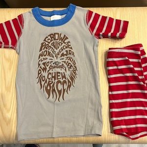 Hannah Andersson Star Wars Chewbacca pajama set; 120 (6/7)